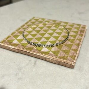 Boho Sol - 2MM ball sterling silver bangle - “XL”